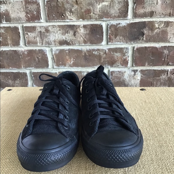 Converse All Stars Black Suede - Picture 2 of 8